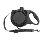 Hundkoppel med inbyggd vattenkopp