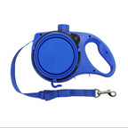 Hundkoppel med inbyggd vattenkopp