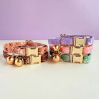 Katt-halsband med tassmotiv