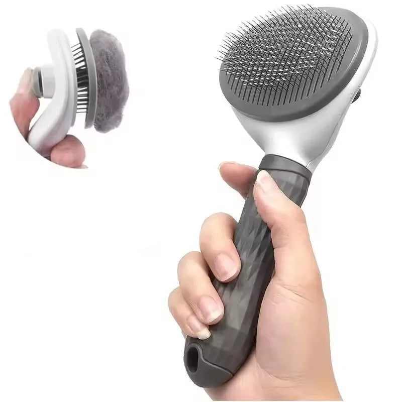 Självrengörande pälsborste