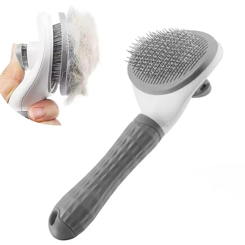 Självrengörande pälsborste