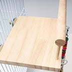 Trägunga med Sittplattform & Tuggleksaker