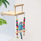 Trägunga med Sittplattform & Tuggleksaker